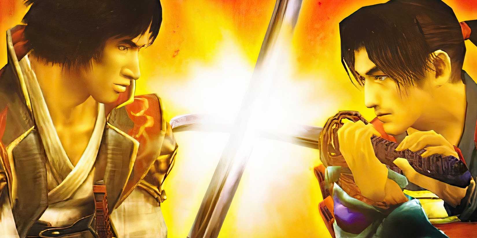Promo art featuring Jubei and Samanosuke Onimusha Blade Warriors