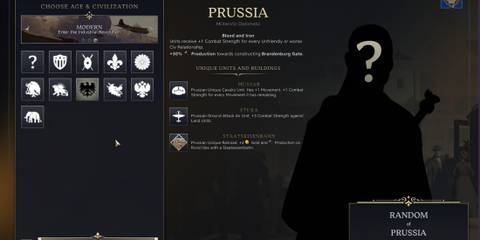 Prussia Civilization in Civ 7