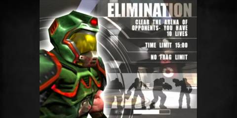 Quake III Revolution elimination game mode