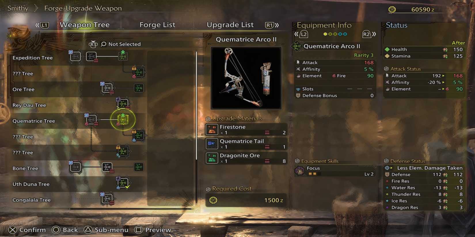 Quematrice Arco 2 bow in Monster Hunter Wilds