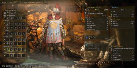 Quematrice Armor in Monster Hunter Wilds