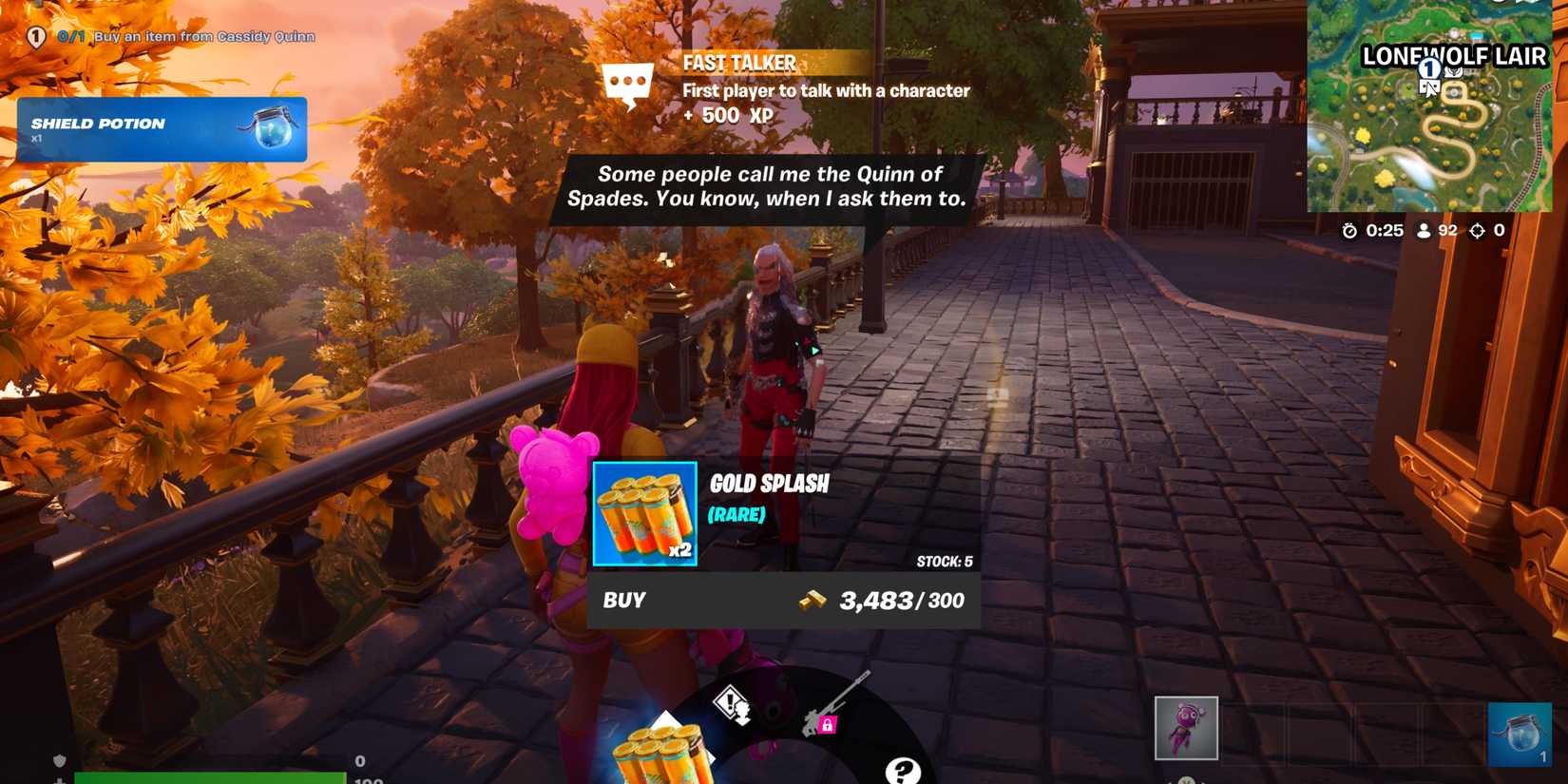 quinn location fortnite