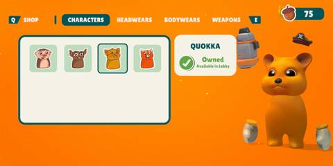Quokka Character in Party Club