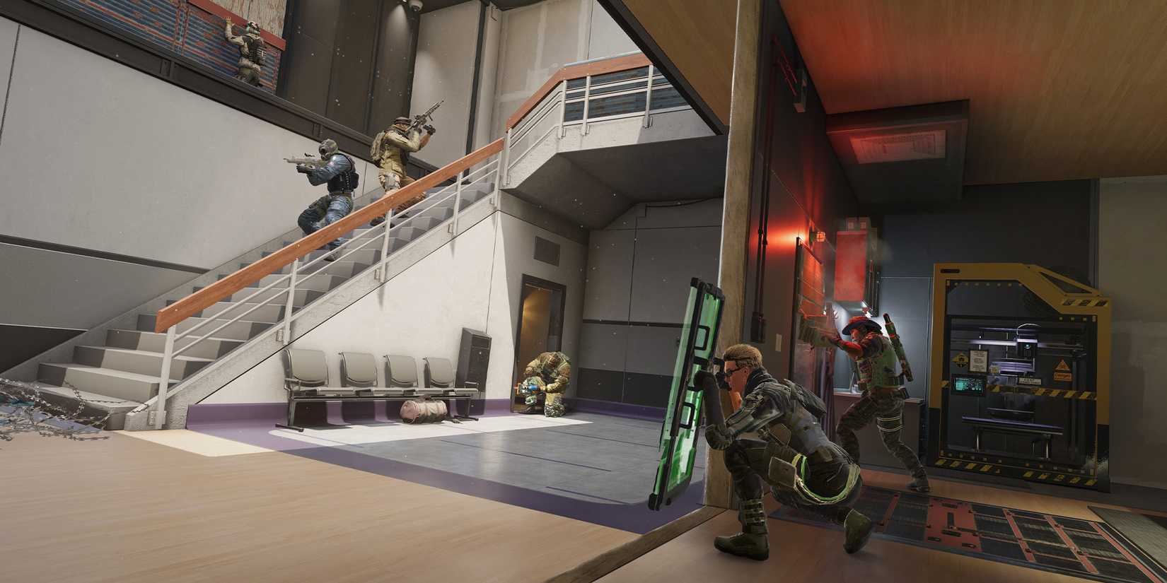 Rainbow Six Siege X Dual Front stairs