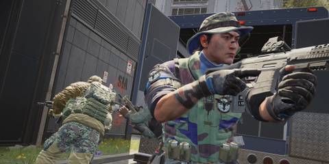 Rainbow Six Siege X Dual Front team exiting truck