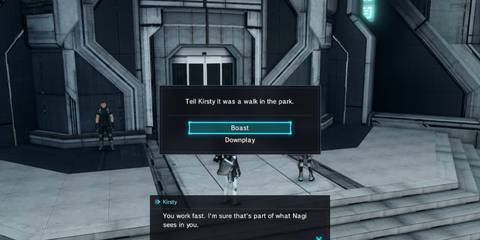 Raising Affinity by picking Dialogue Options Xenoblade Chronicles X Definitive Edition