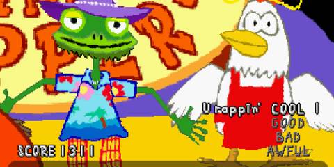 Rapping with Prince Fleaswallow in Parappa The Rapper-1