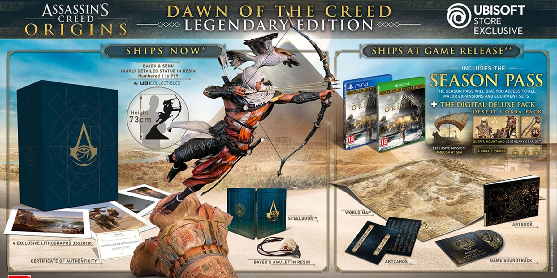 Rarest PS4 Games- AC Origins Legendary Edition