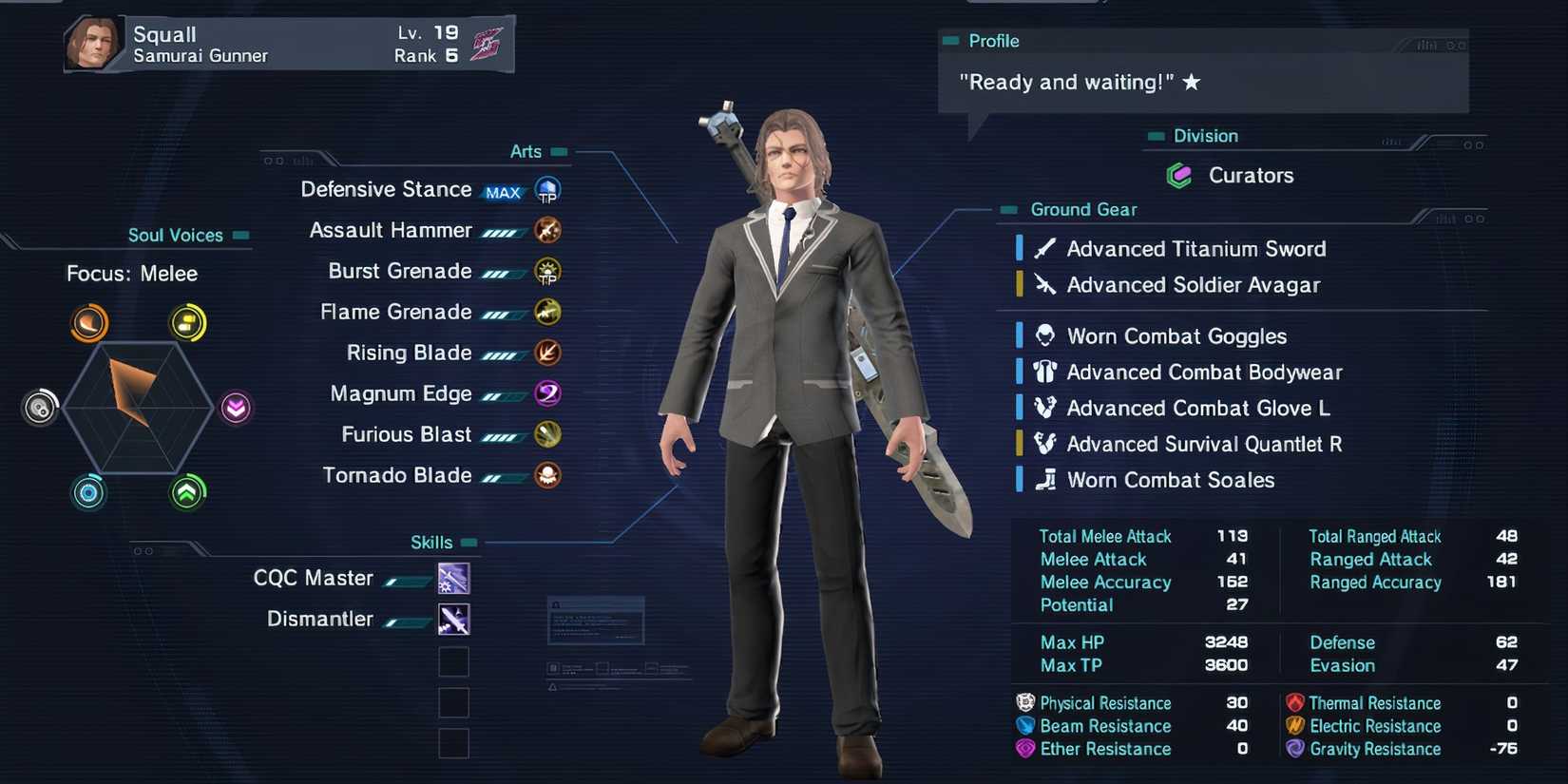 Recruiting a Blade Scout in Xenoblade Chronicles X Definitive Edition