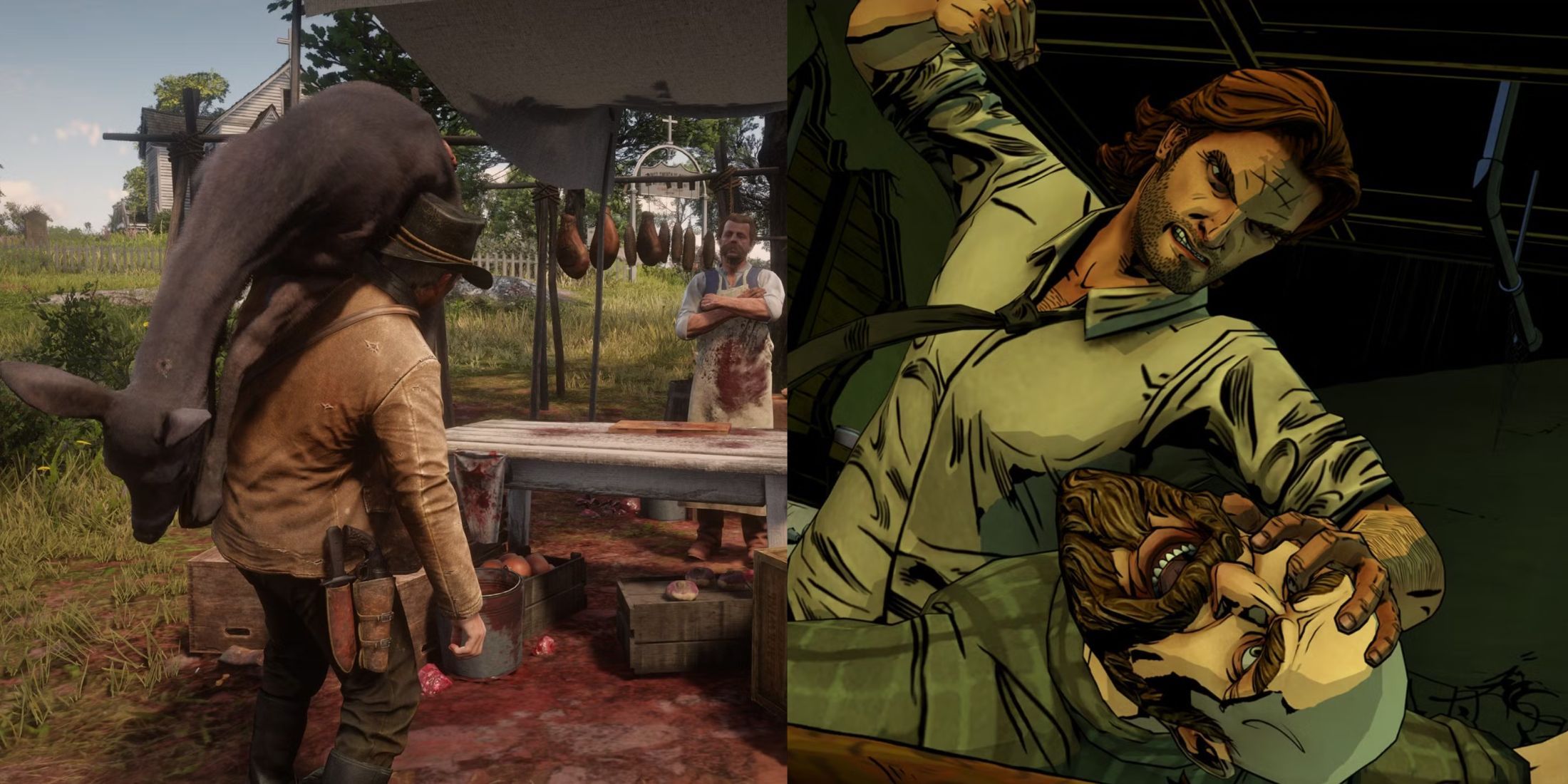 Red Dead Redemption 2 and The Wolf Among Us