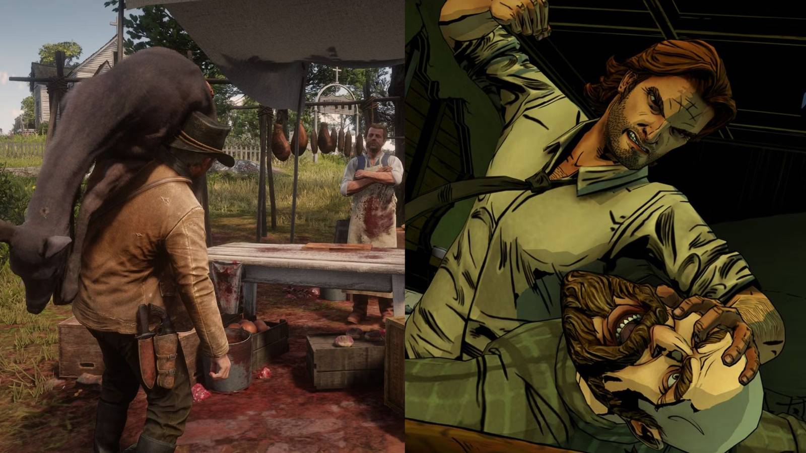 Red Dead Redemption 2 and The Wolf Among Us