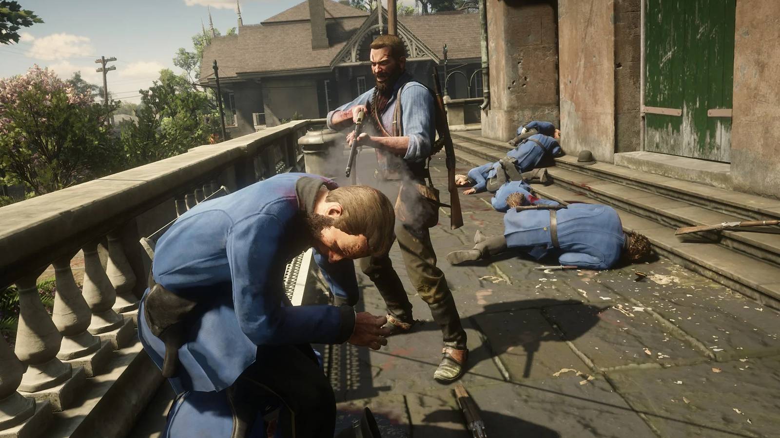 red-dead-redemption-2-arrow-melee-detail-seven-playthroughs