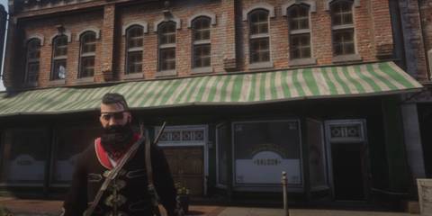 Red Dead Redemption themed bar