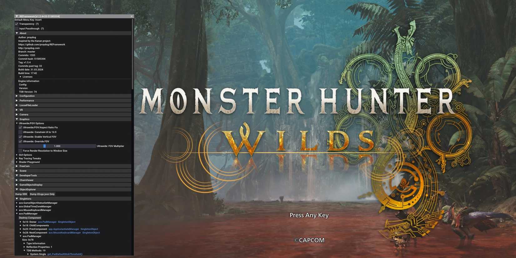 reframework mod for monster hunter wilds