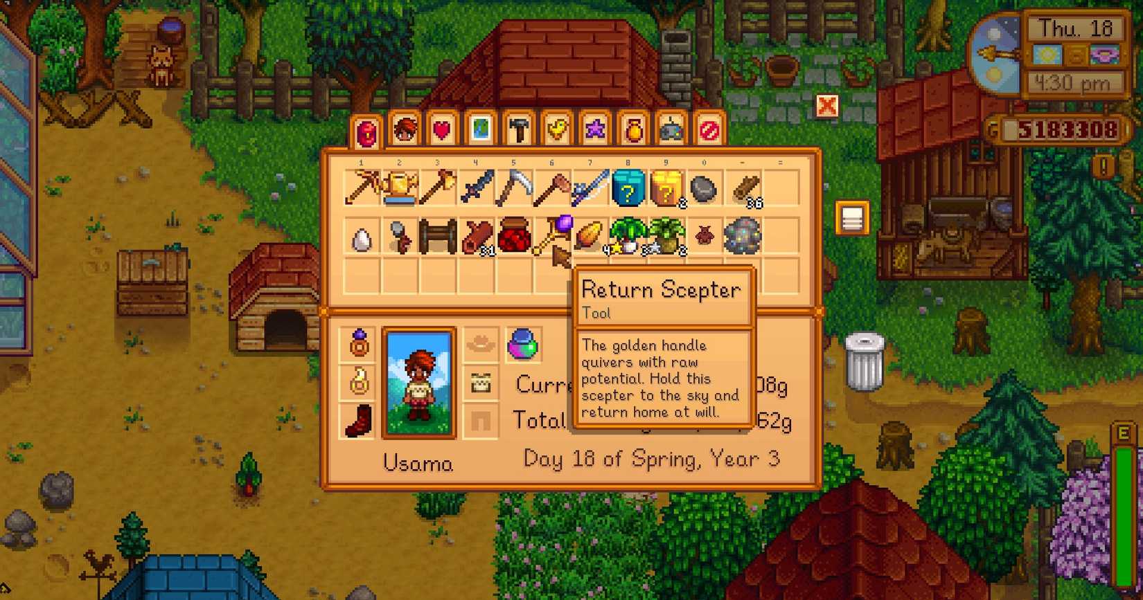  Return Scepter Stardew Valley