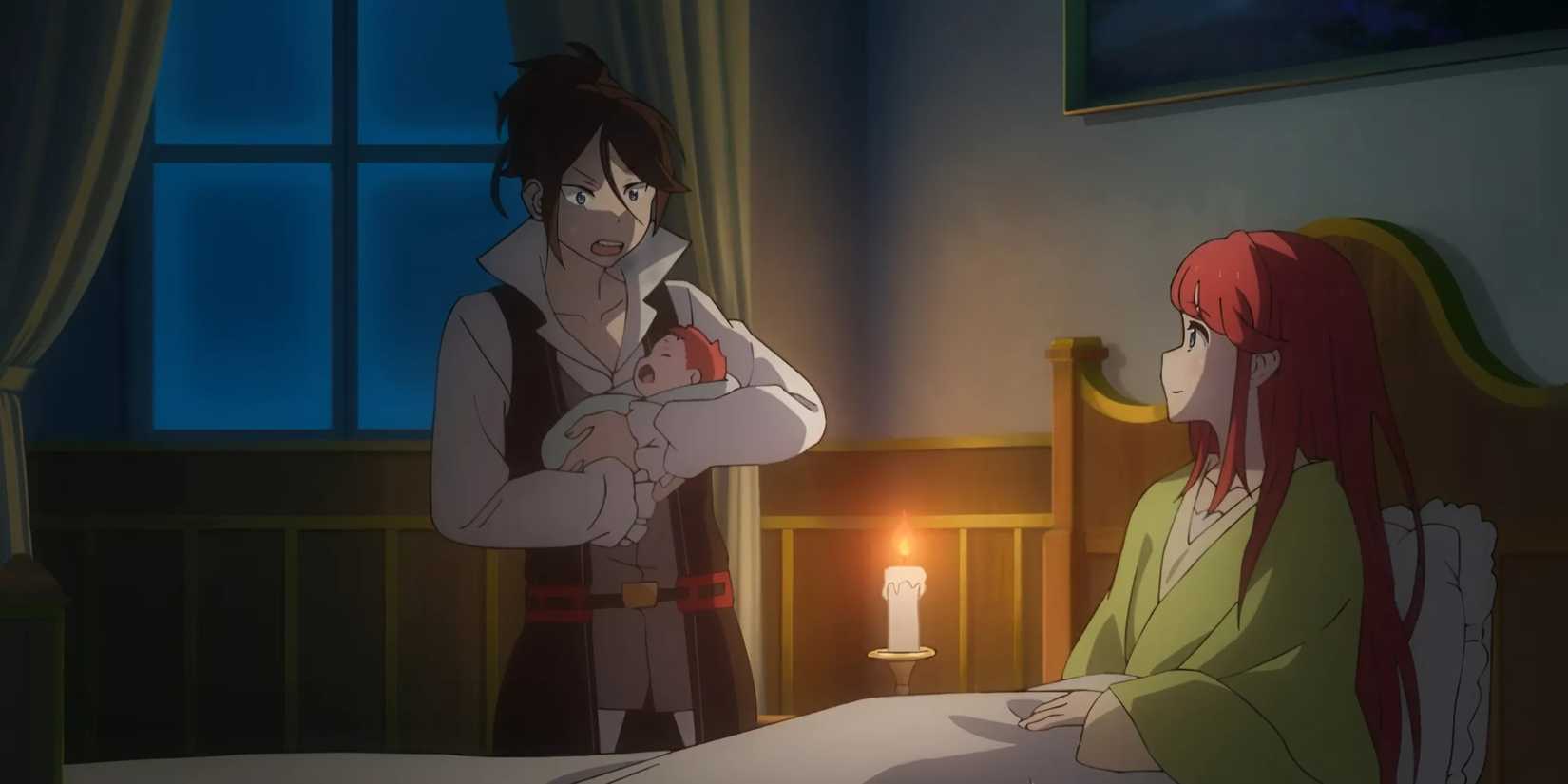 theresia and wilhelm holding baby heinkel