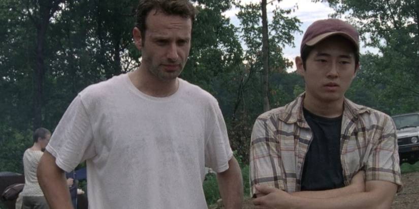 rick and glenn the walking dead