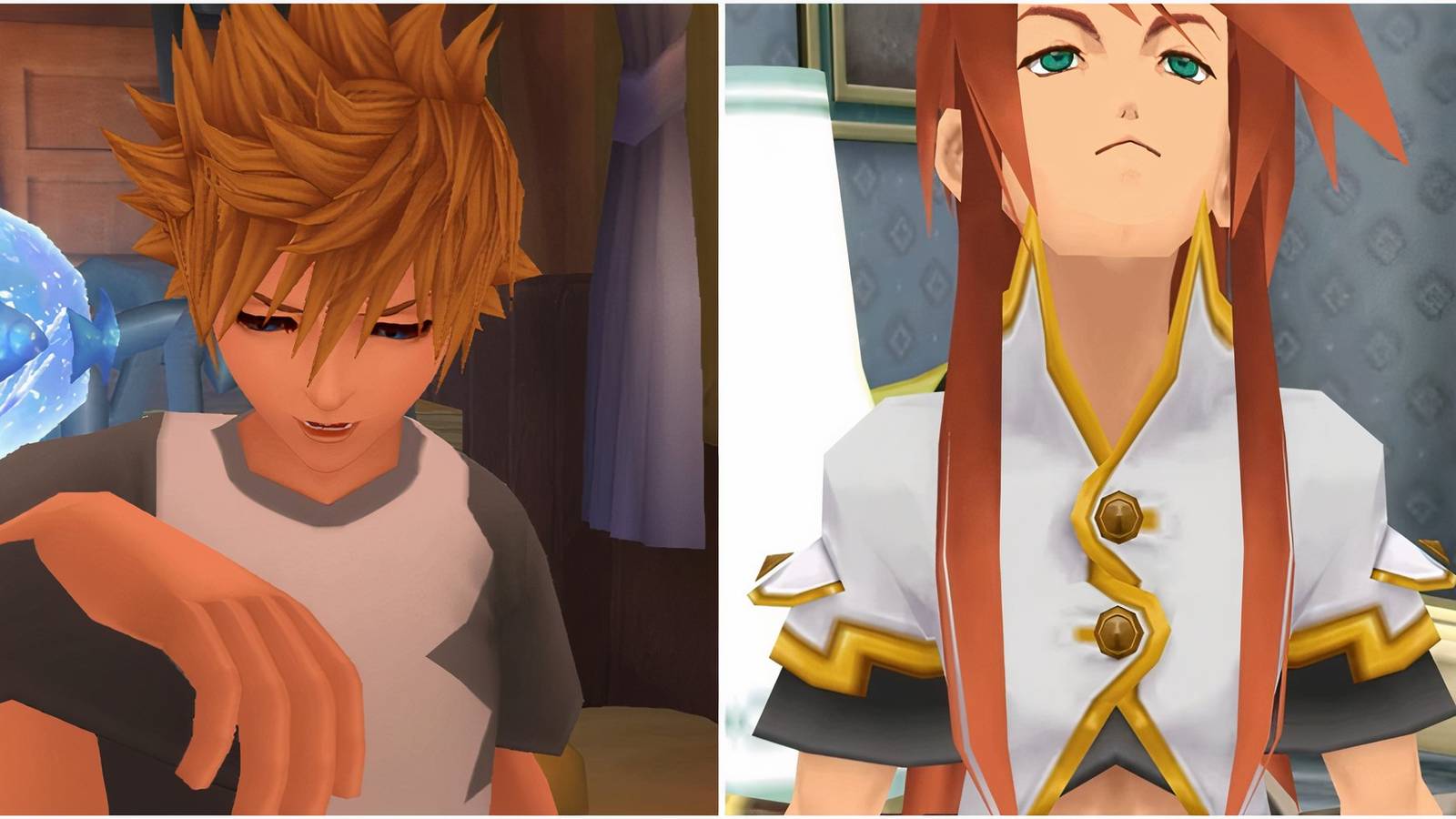 Roxas in Kingdom Hearts 2 and Luke in Tales Of The Abyss