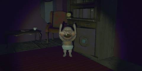 Rugrat throws an item