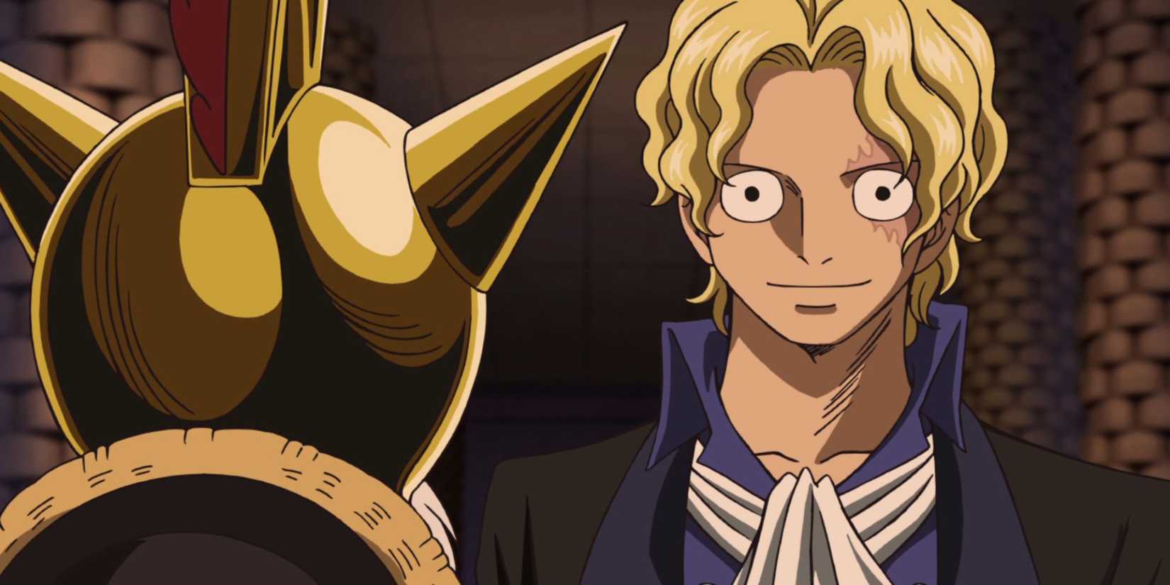 Sabo reveals himself to Luffy in One Piece