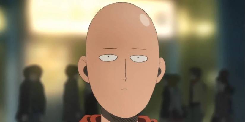 Saitama in the street