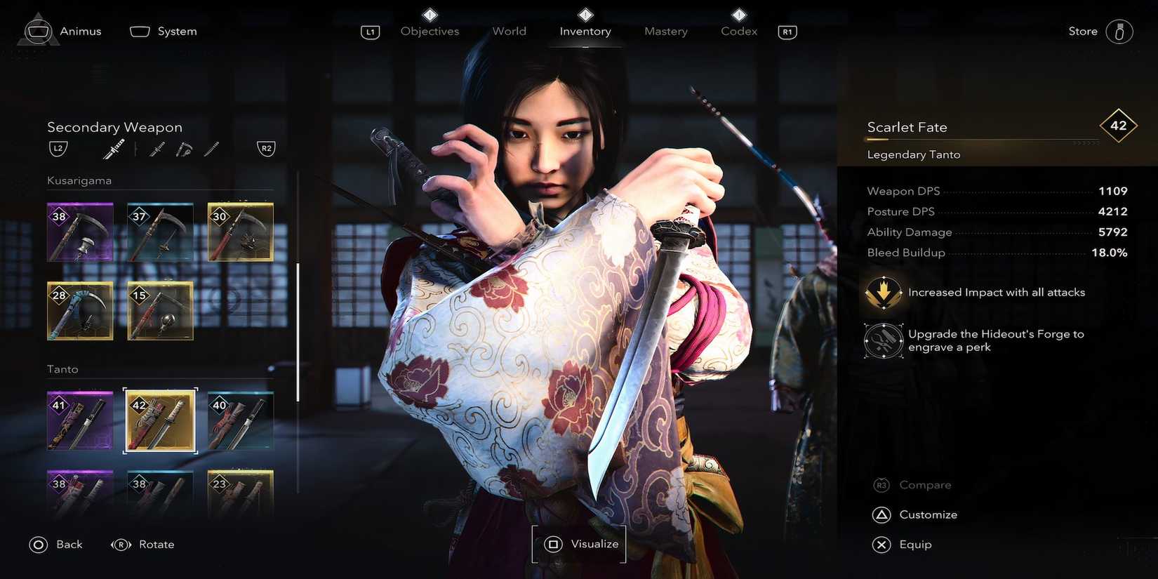 Scarlet Fate in Assassin's Creed Shadows