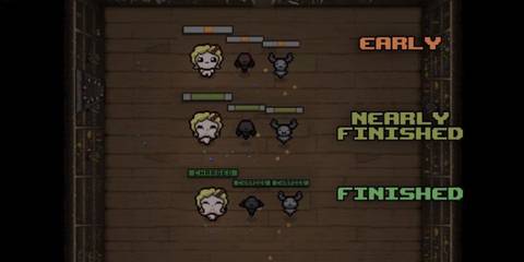 Image showing moded charge bar appearances at different levels of charge