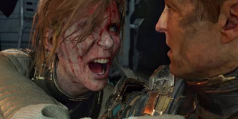 Nicole attacking Isaac