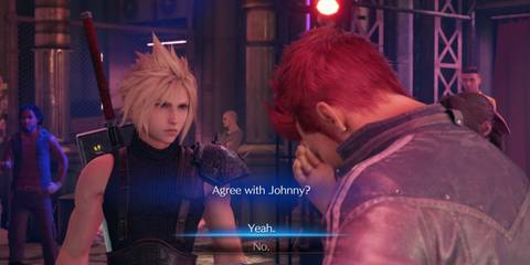 Cloud talking to Johnny