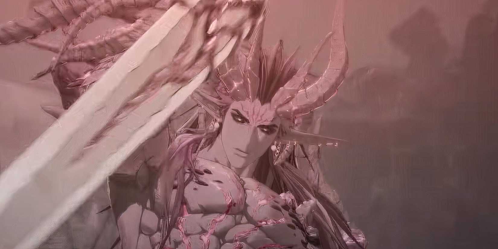 Ozma in his Chaos form in The First Berserker Khazan