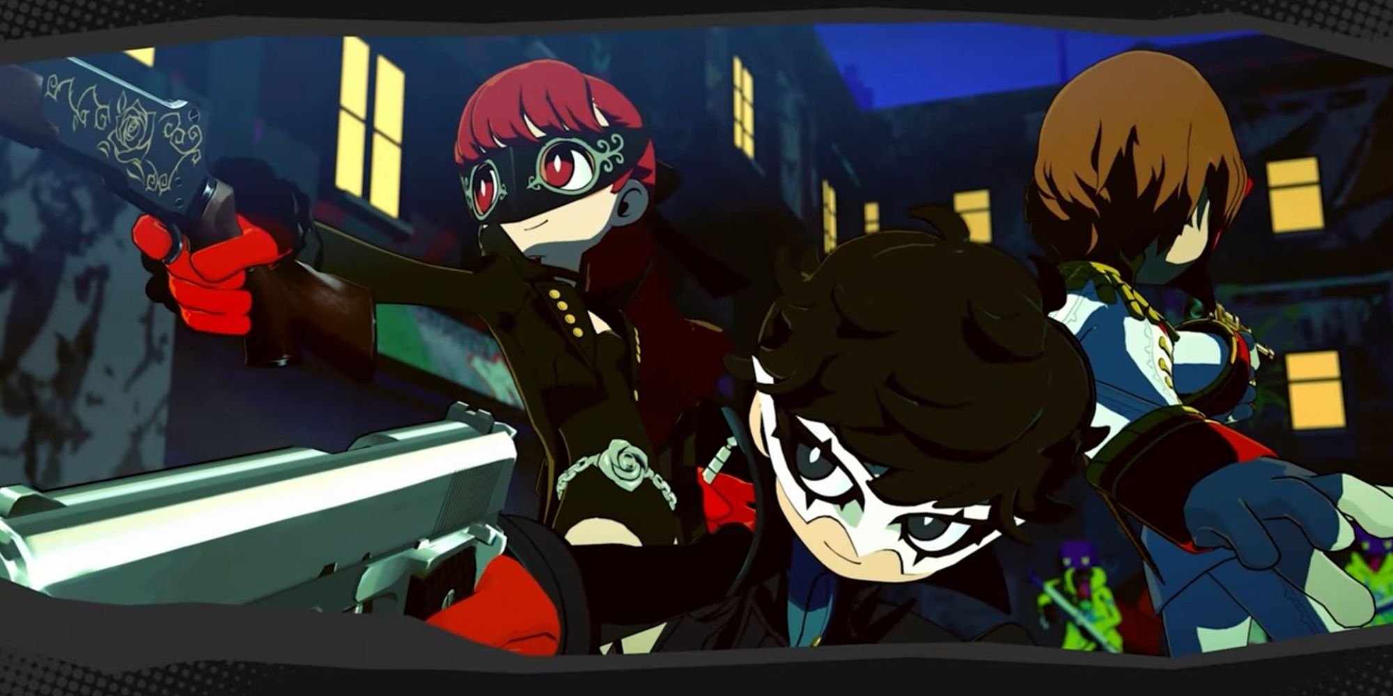 Joker, Kasumi, and crow