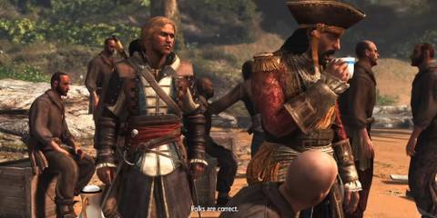 Edward with Robert's crew