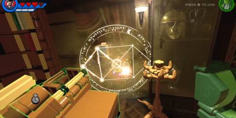 Dr. Strange using his powers