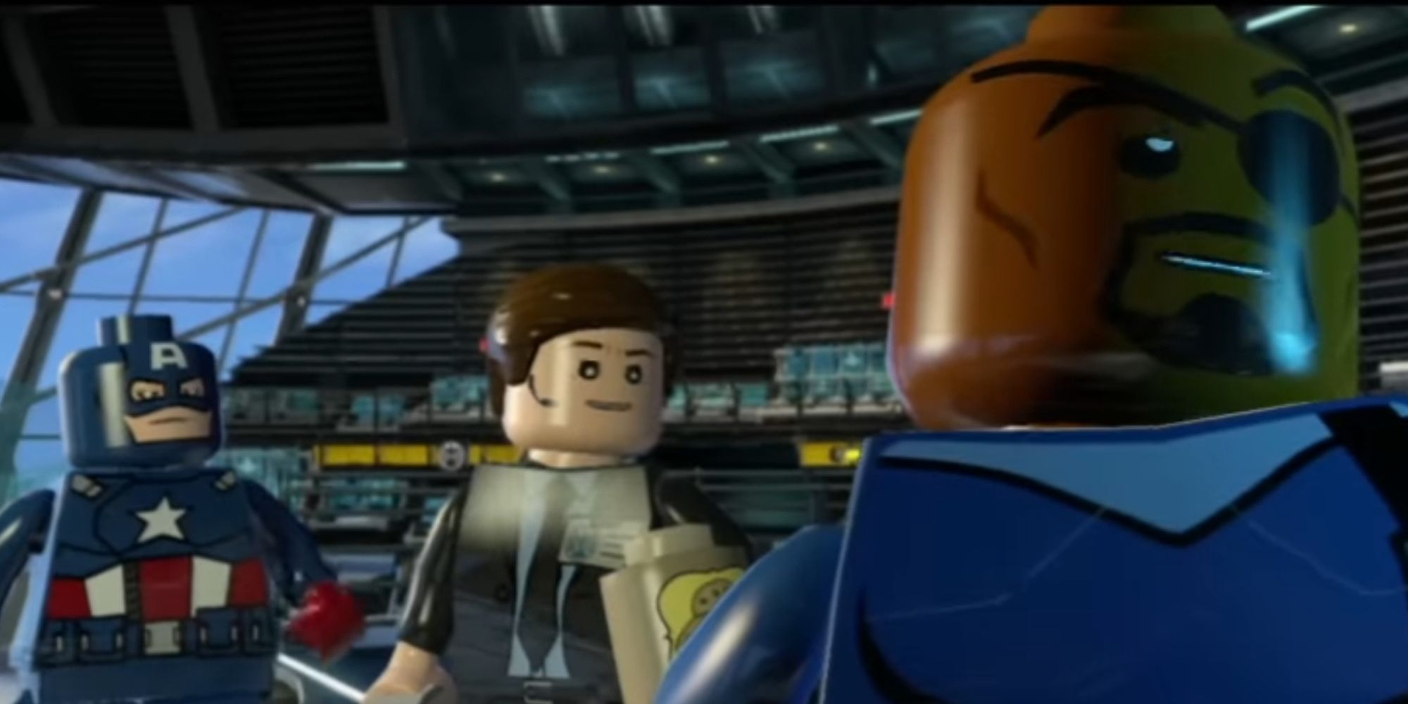 captain america talking with nick fury