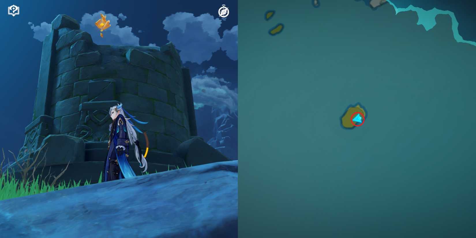 Sea Of Clouds Geoculus Location 18 Genshin Impact