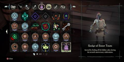 Seeker of Sweet Treats Title in Sea of Thieves