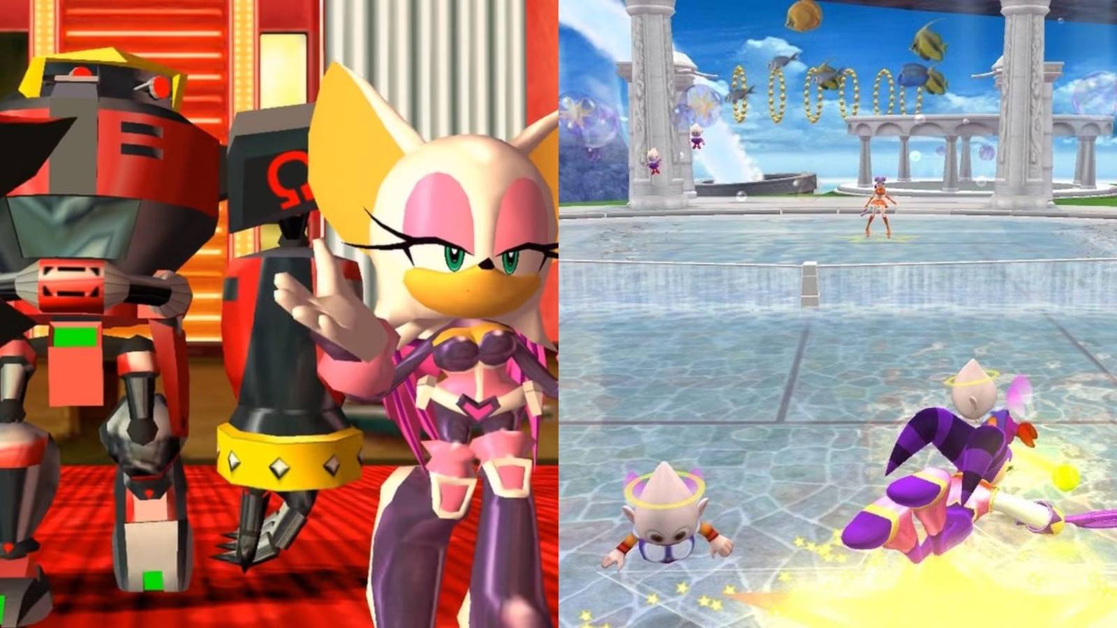 Sega Superstars Tennis and Sonic Heroes