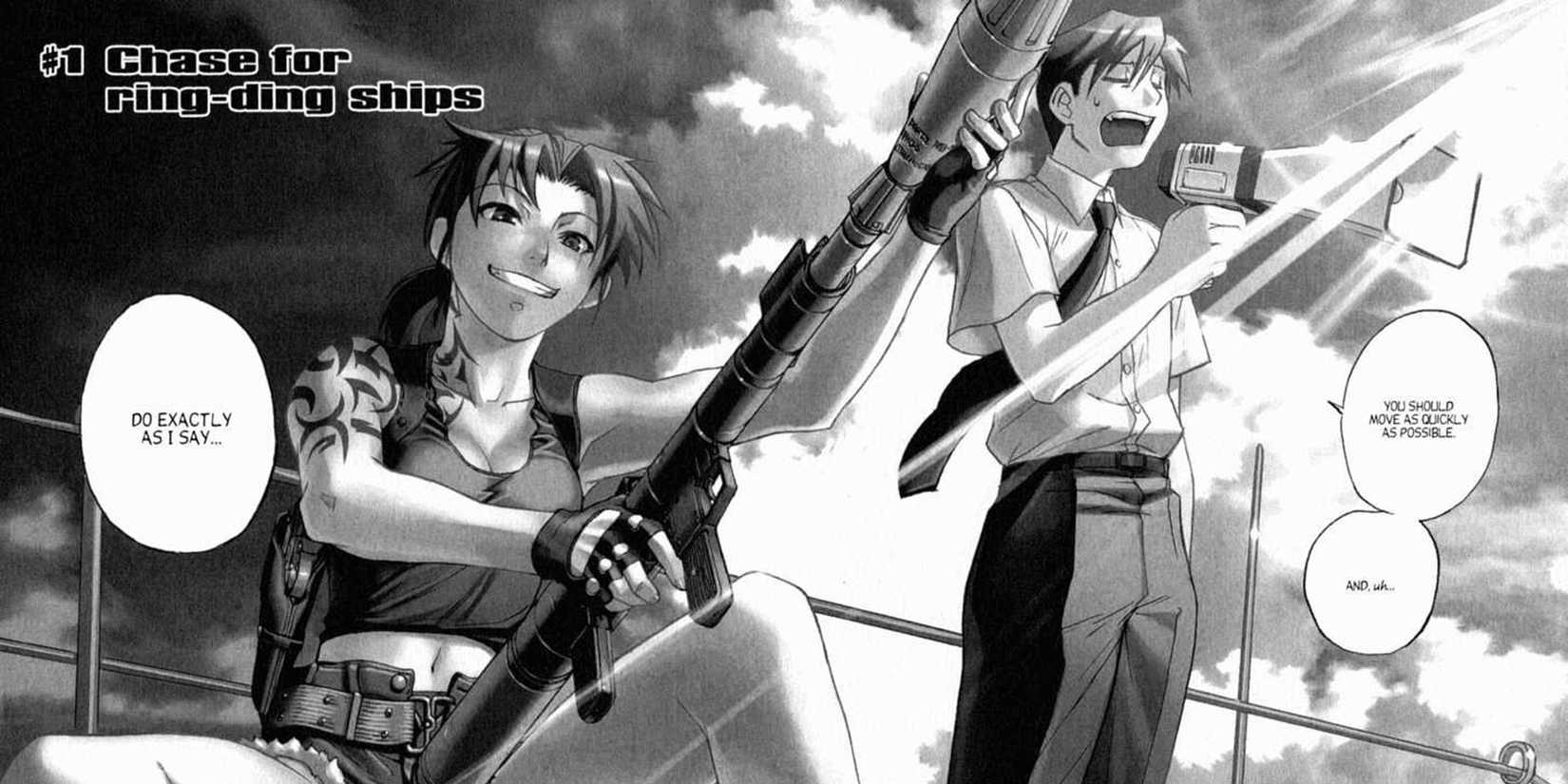 Seinen Crime Manga- Black Lagoon