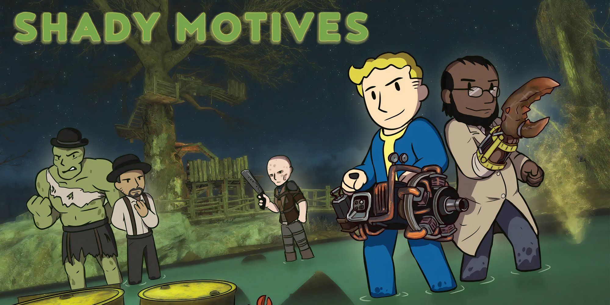 Modding for Charity - Shady Motives mod for Fallout 4