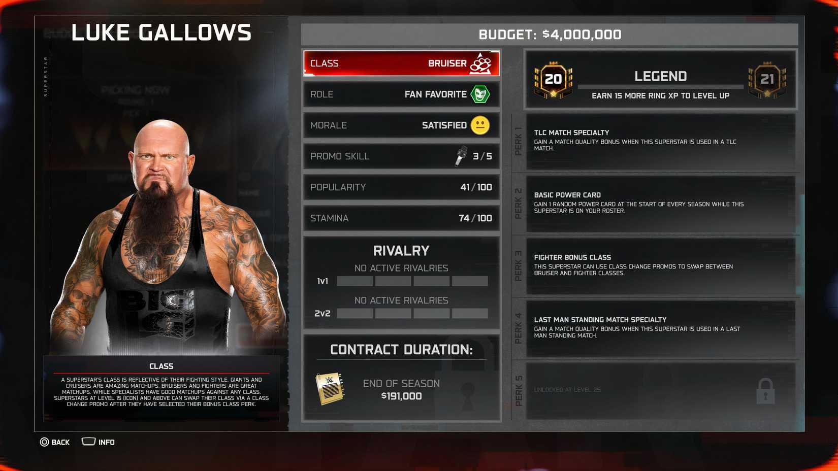 Luke Gallows WWE 2K25 MyGM