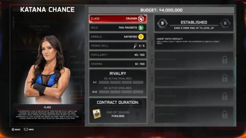 Katana Chance WWE 2K25 MyGM