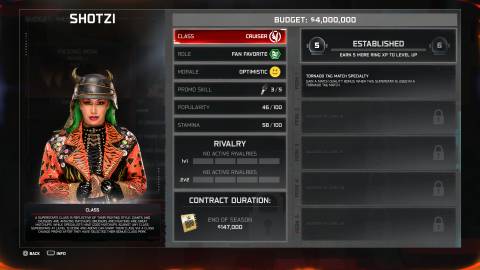 Shotzi WWE 2K25 MyGM