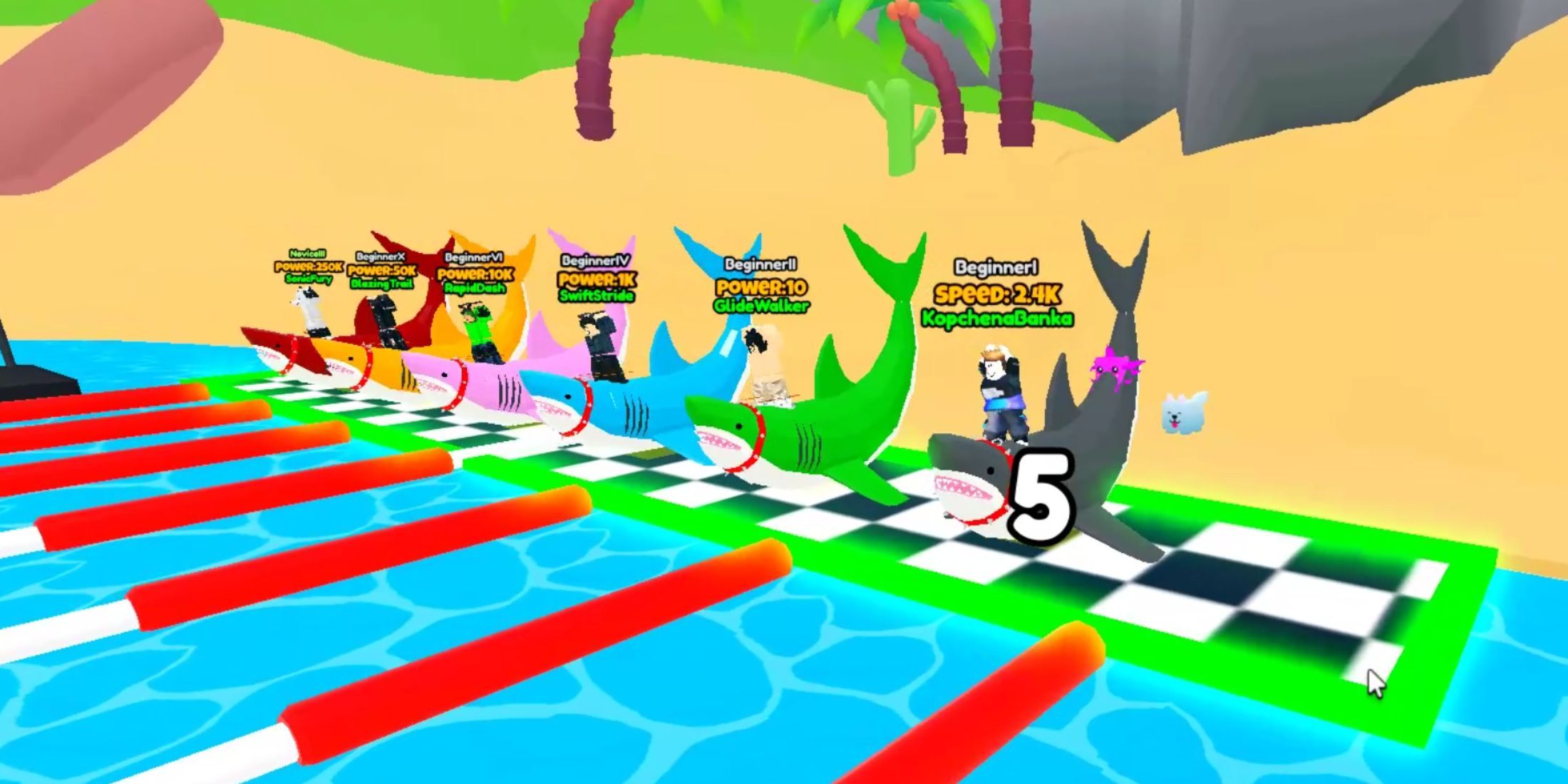 Roblox: Shark Dash Racing Codes