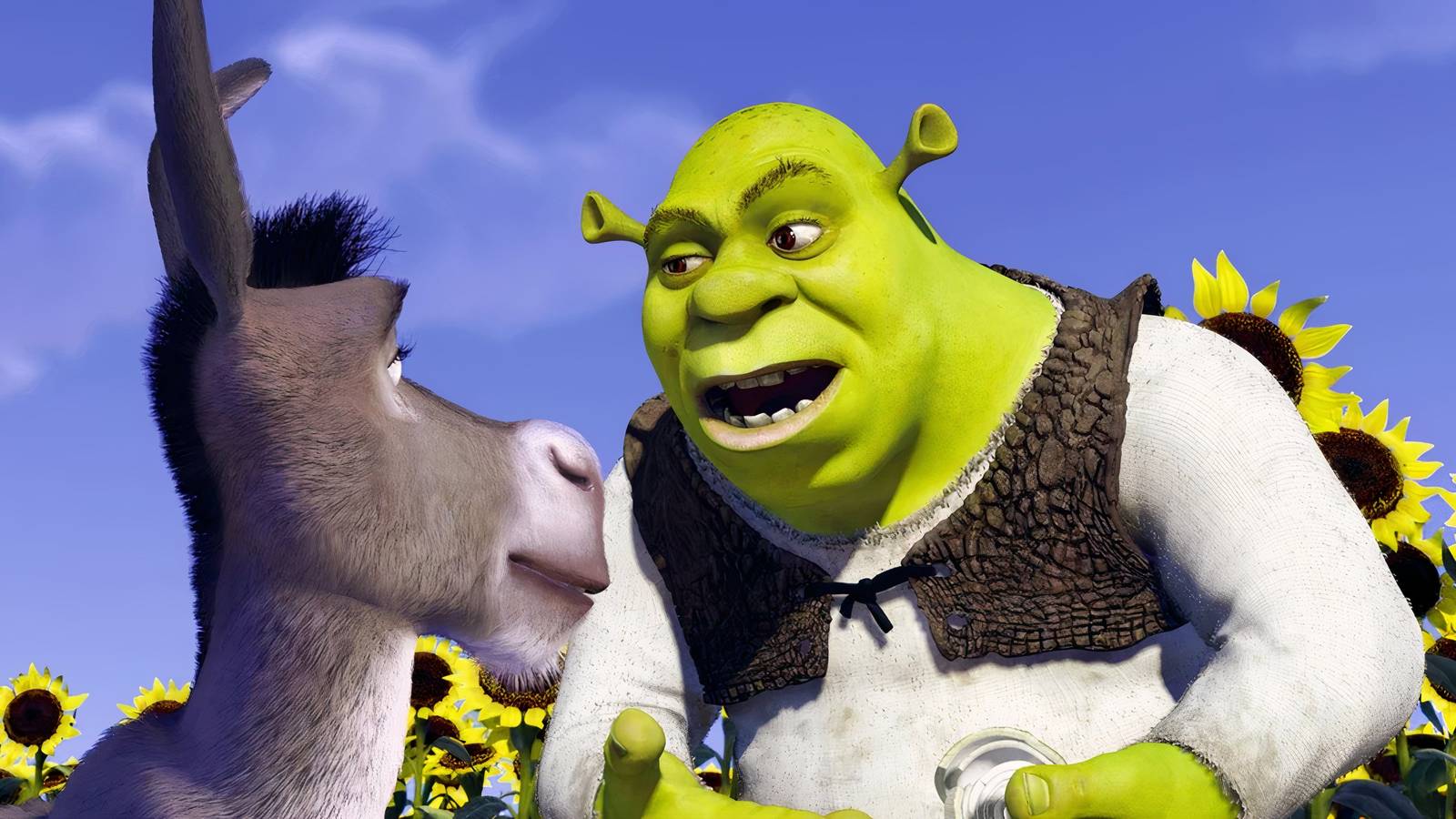 Shrek and Donkey together 