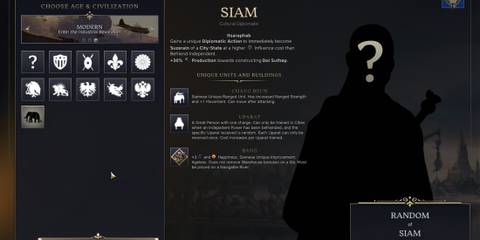 Siam Civilization in Civ 7
