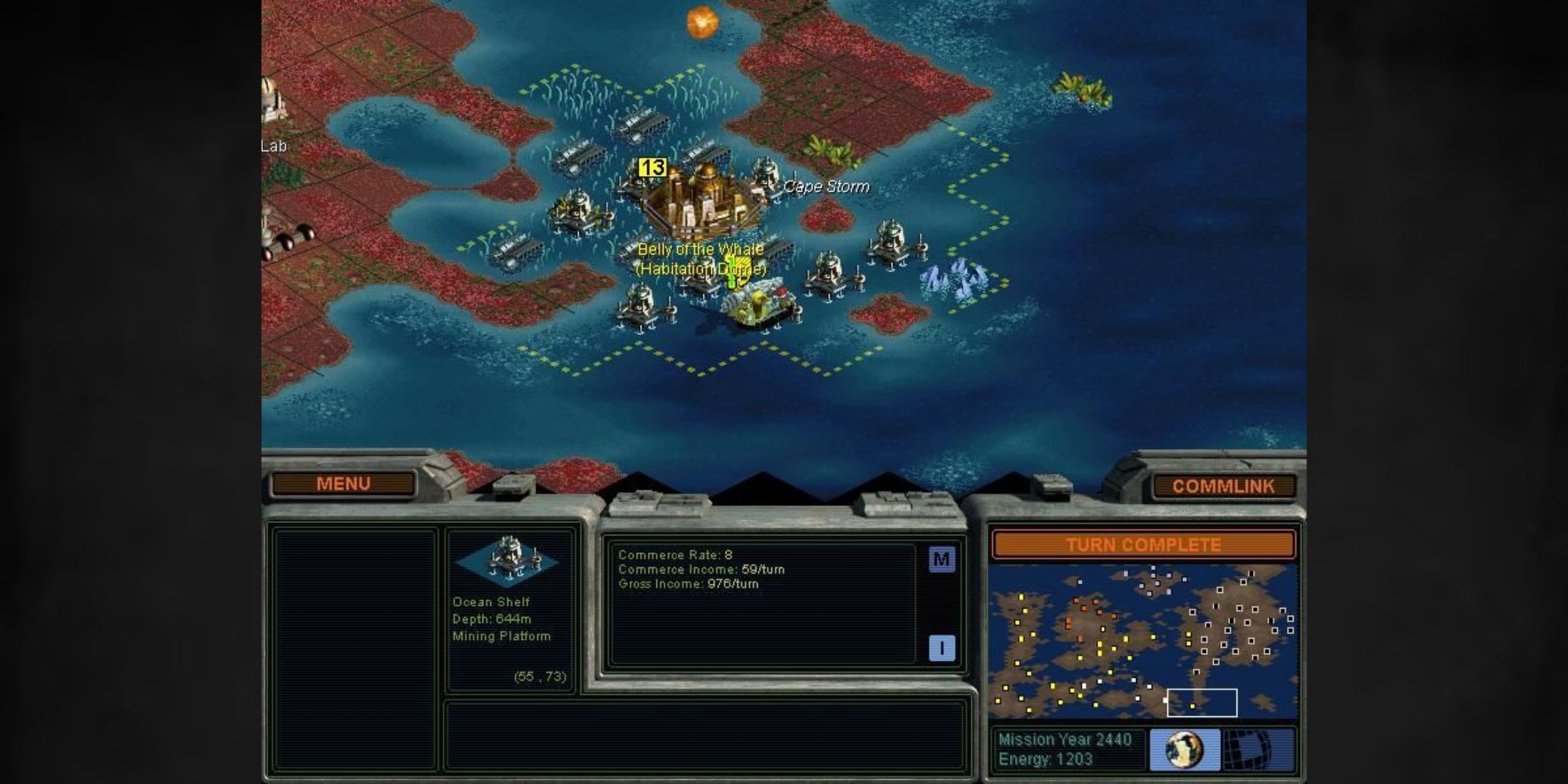 Sid Meier’s Alpha Centauri sea colony