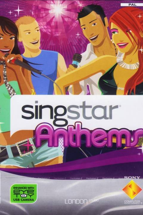 SingStar Anthems video game cover art tag