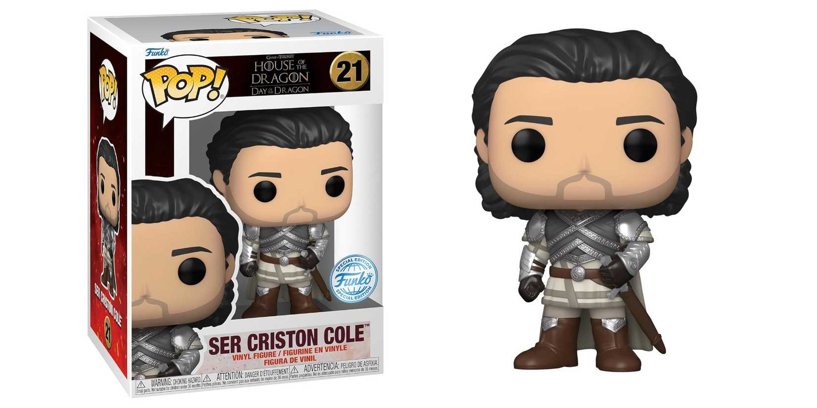 Sir Criston Cole packaged and unpackaged