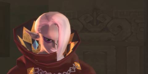 close shot of ghirahim