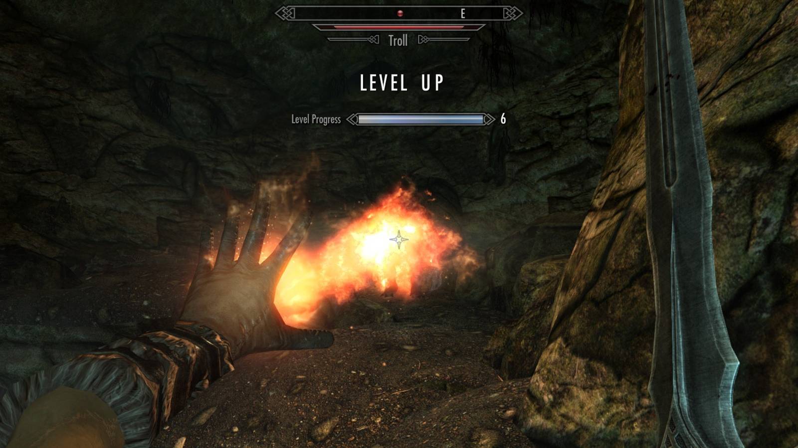 Skyrim Combat Level Up